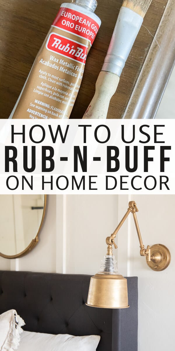 How to Use Rub N Buff to Update Home Decor - Twelve On Main